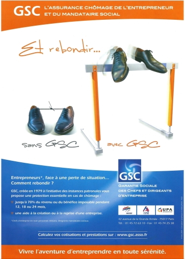 GSC - Assurance chomage entrepreneur et mandataire social